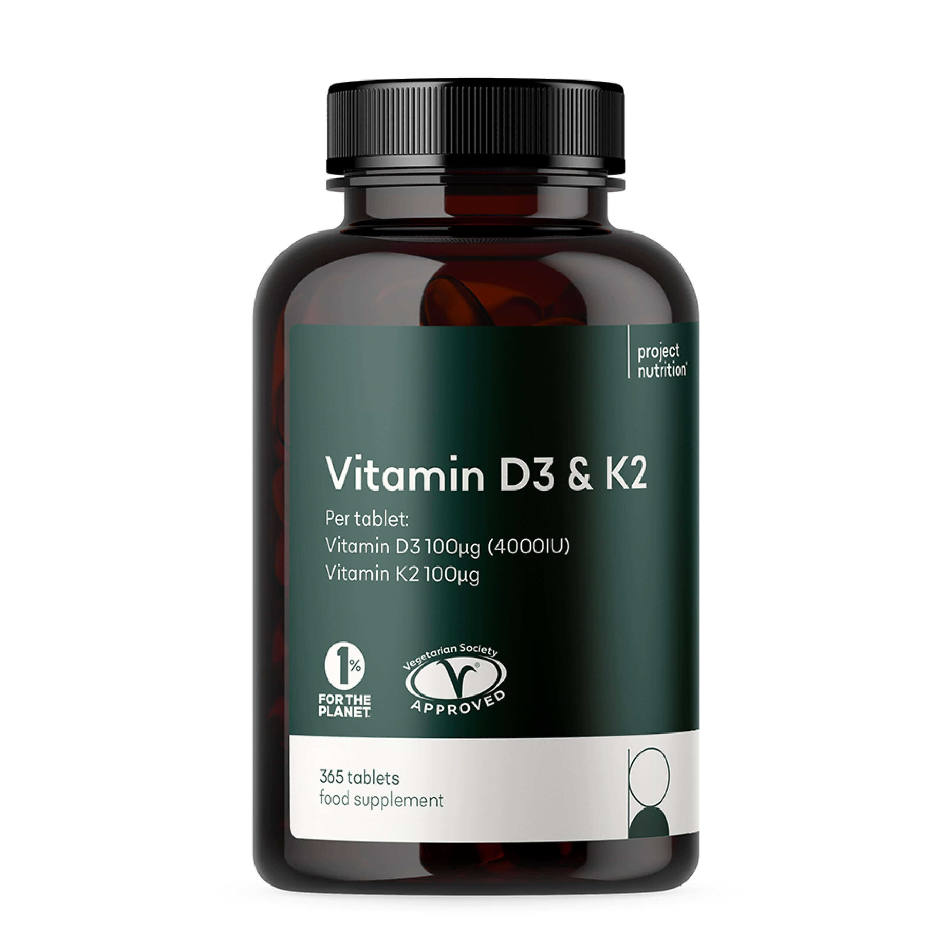 Vitamin D3 and K2 Supplements 